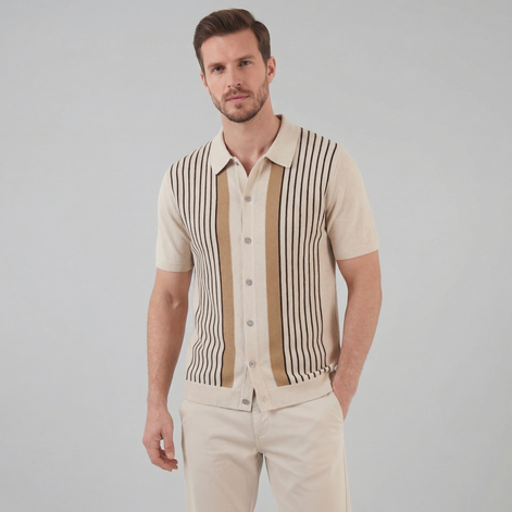 Herren Strand Sommerhemd