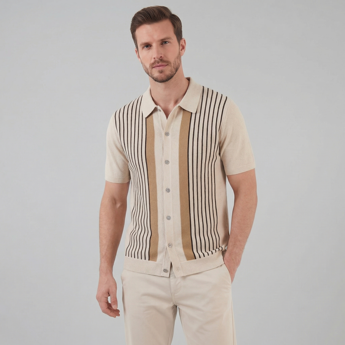 Herren Strand Sommerhemd