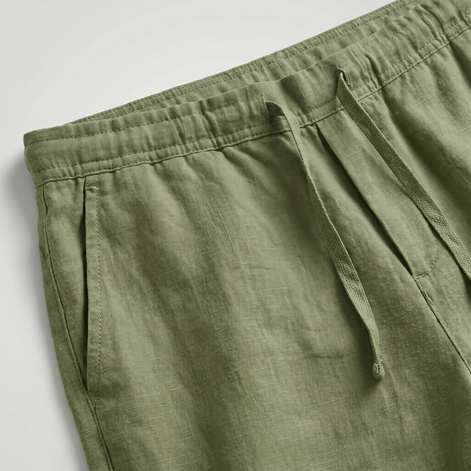 Herren Atmungsaktive Leinen-Sommershorts