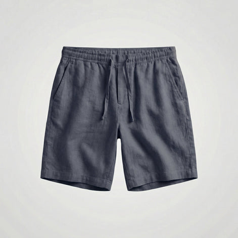 Herren Atmungsaktive Leinen-Sommershorts