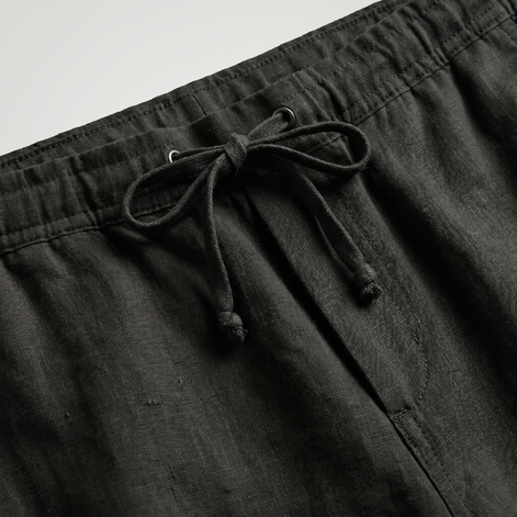 Herren Atmungsaktive Leinen-Sommershorts