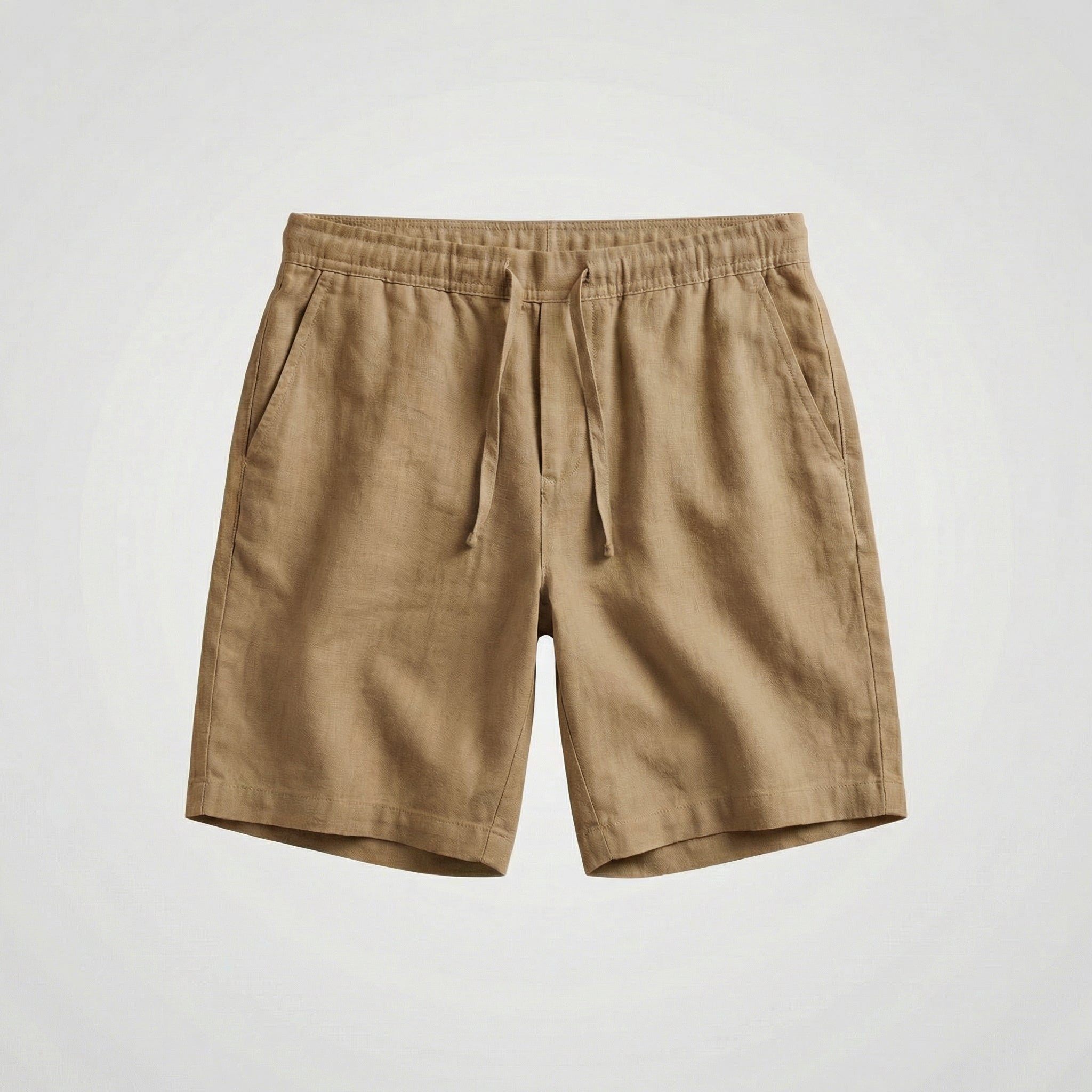 Herren Atmungsaktive Leinen-Sommershorts