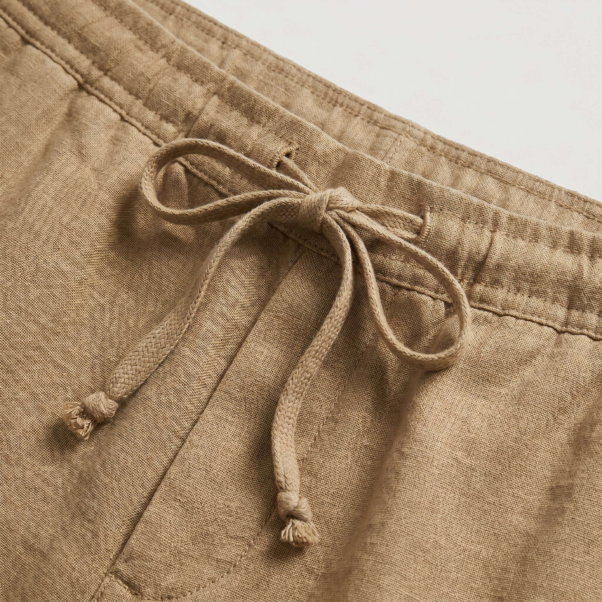 Herren Atmungsaktive Leinen-Sommershorts