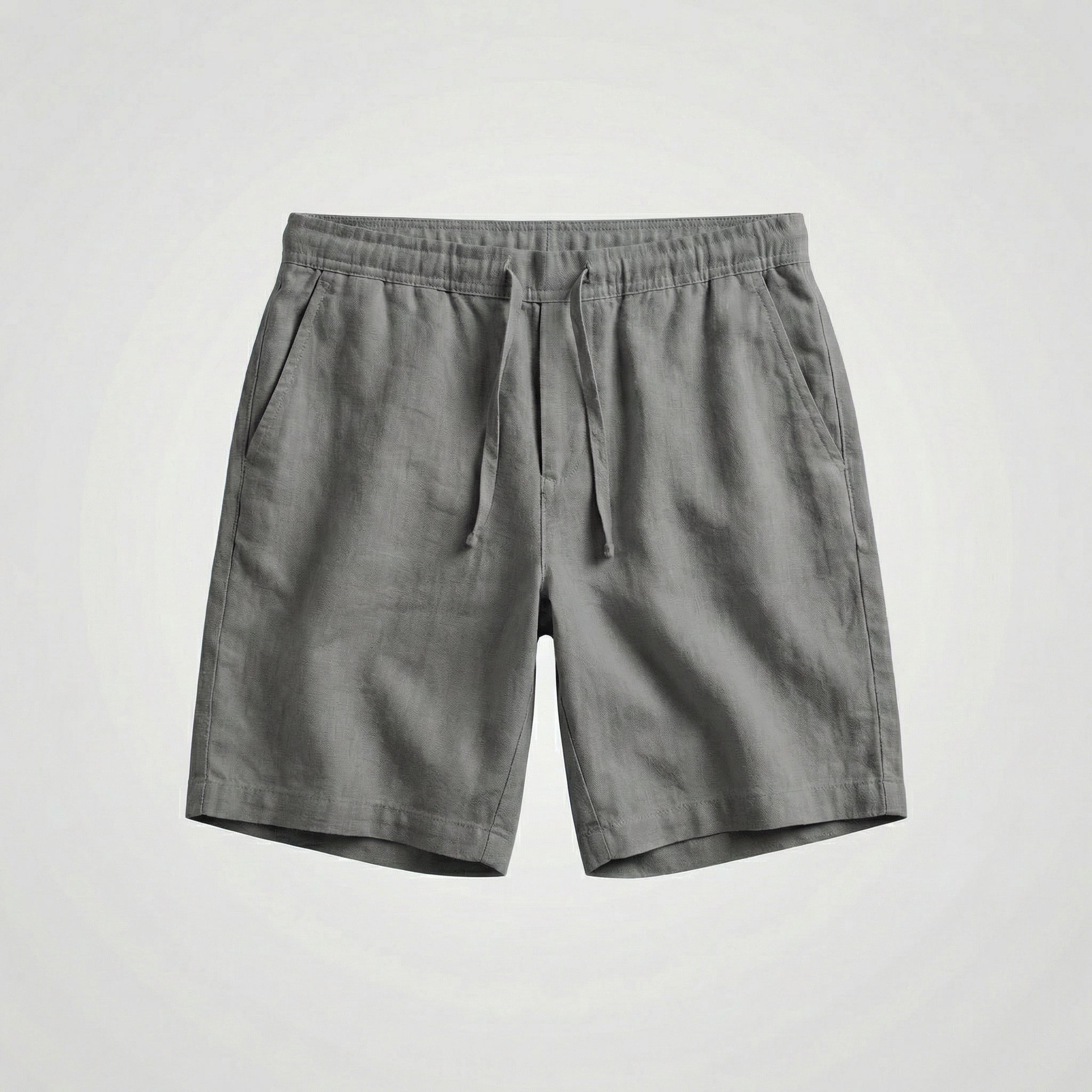 Herren Atmungsaktive Leinen-Sommershorts
