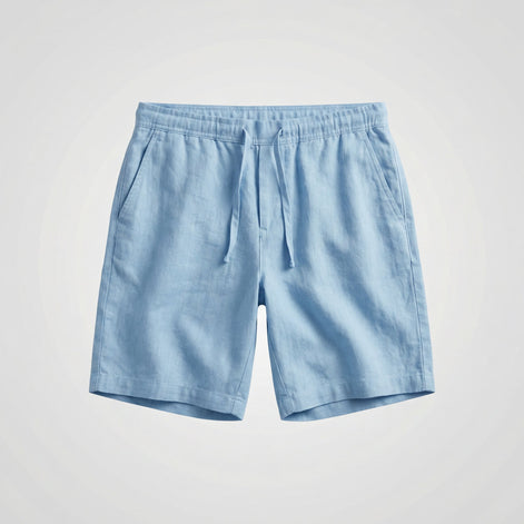 Herren Atmungsaktive Leinen-Sommershorts