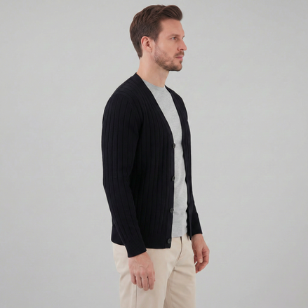 Herren Business Strickcardigan