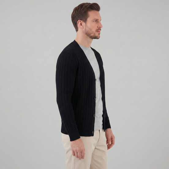 Herren Business Strickcardigan