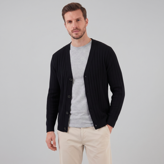 Herren Business Strickcardigan