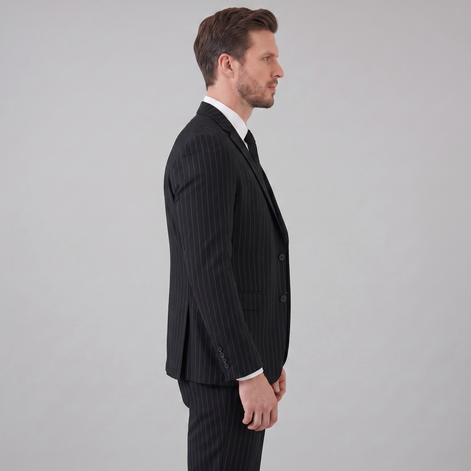 Herren-Business-Anzugset mit Streifenblazer