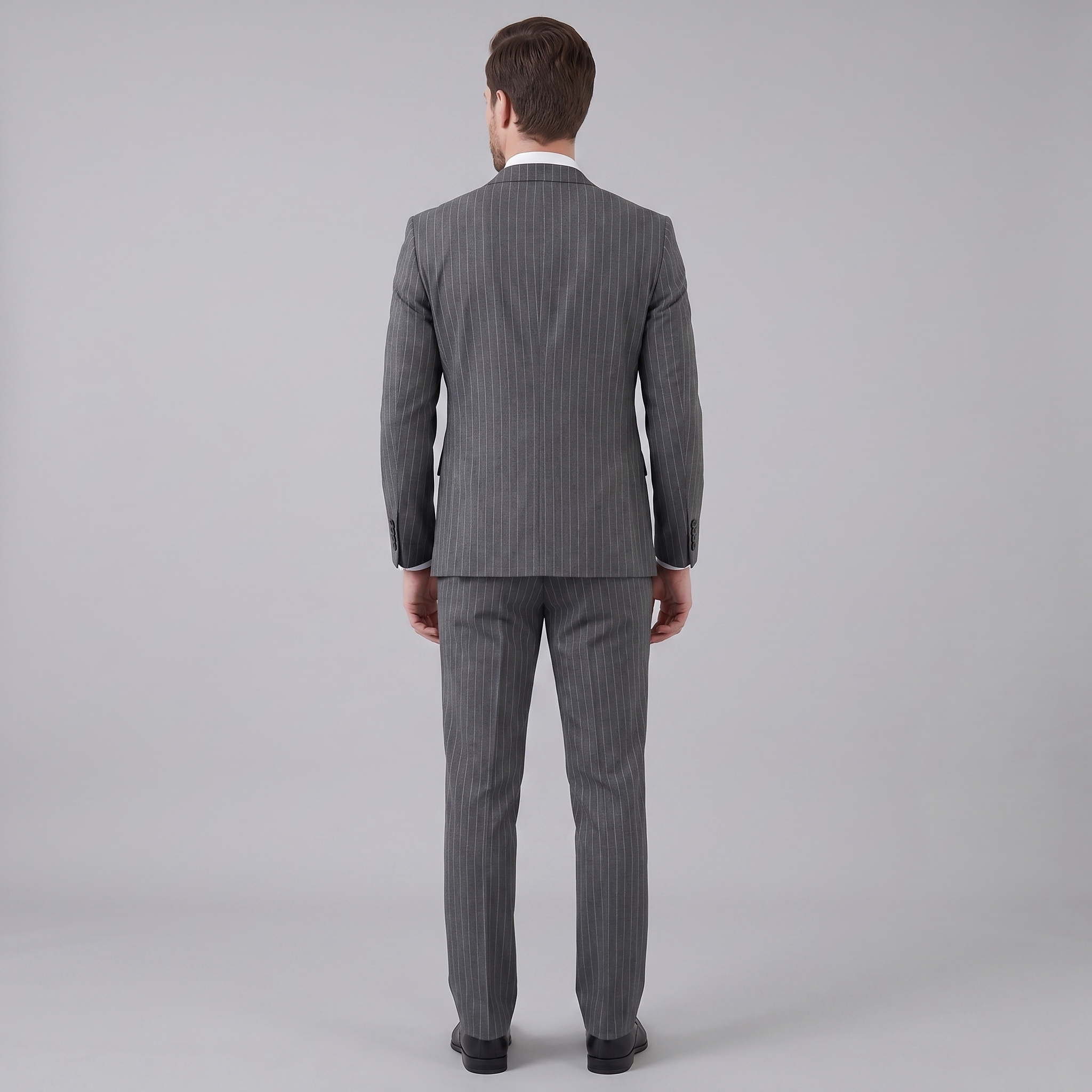 Herren-Business-Anzugset mit Streifenblazer