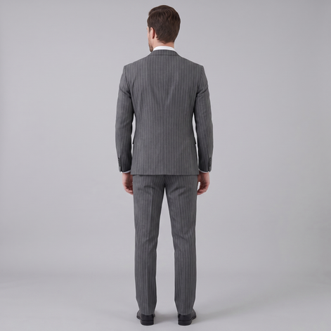 Herren-Business-Anzugset mit Streifenblazer