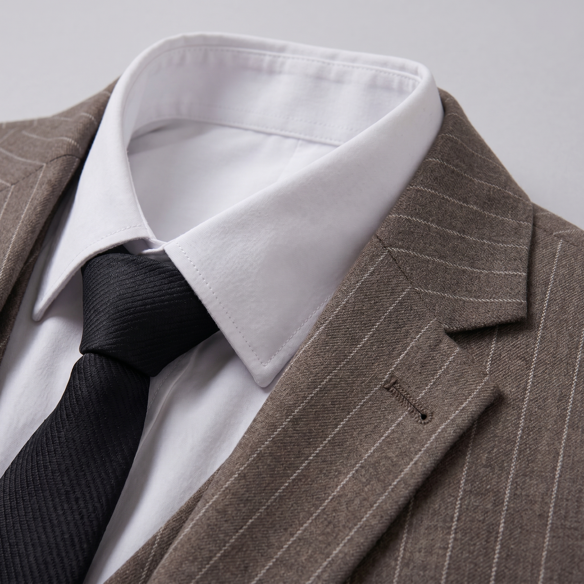 Herren-Business-Anzugset mit Streifenblazer