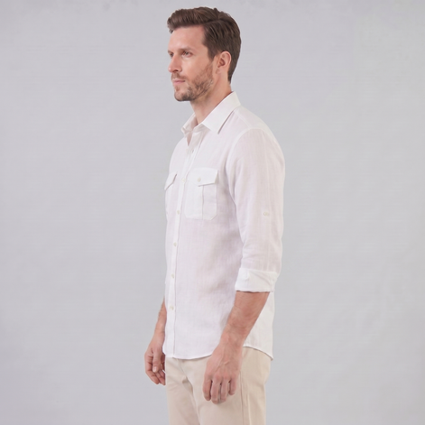 Herren Sommerhemd mit Knöpfen