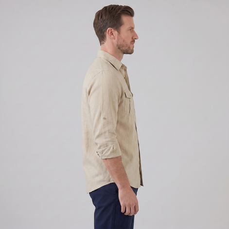 Herren Sommerhemd mit Knöpfen