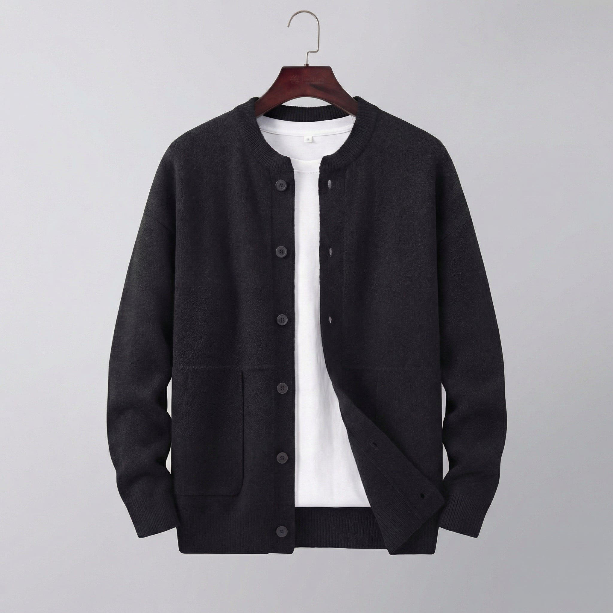 Herren-Strickjacke mit Knöpfen