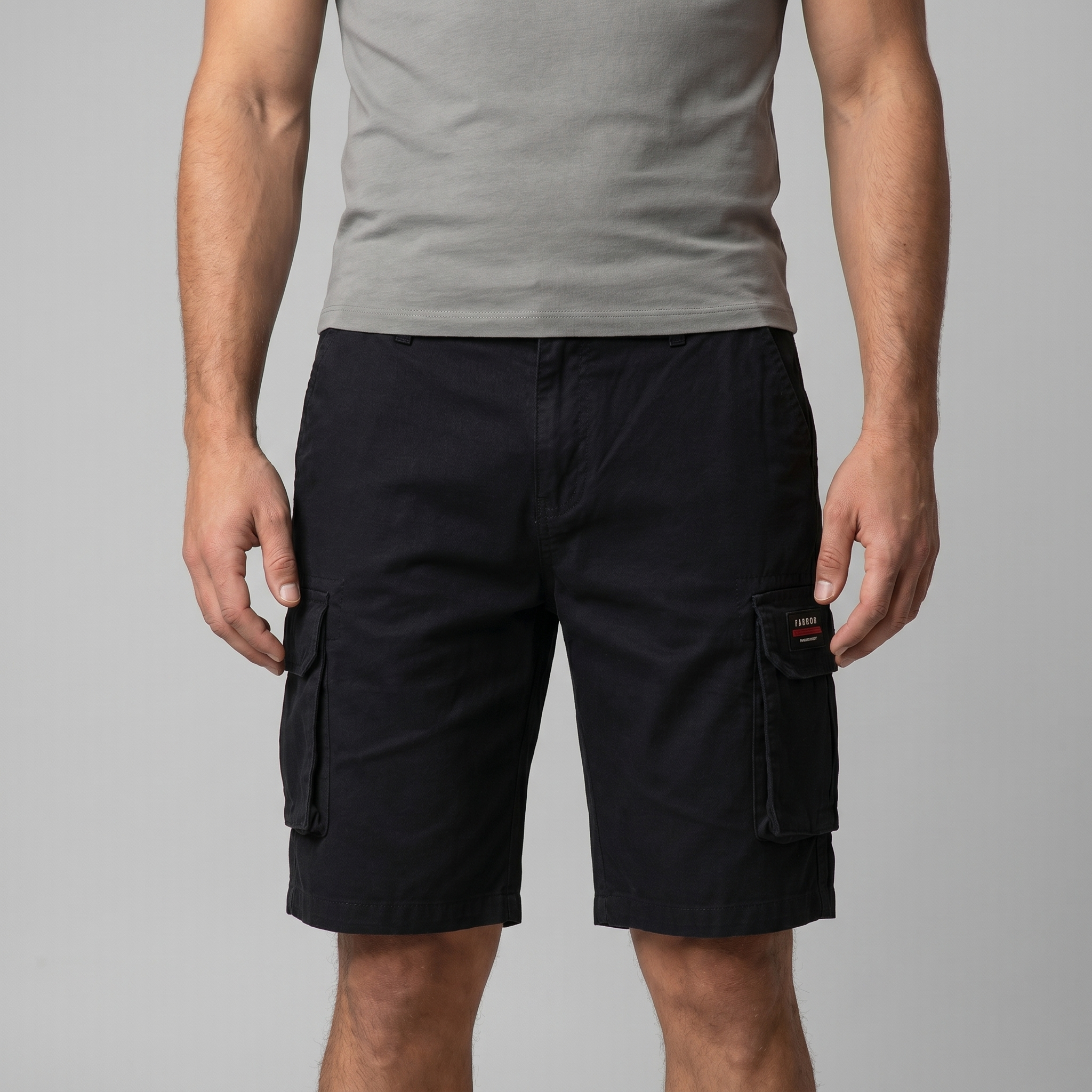 Herren Cargo Shorts Mit Mehreren Taschen