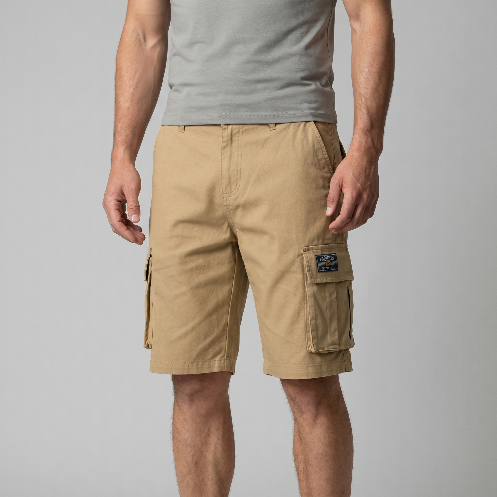Herren Cargo Shorts Mit Mehreren Taschen
