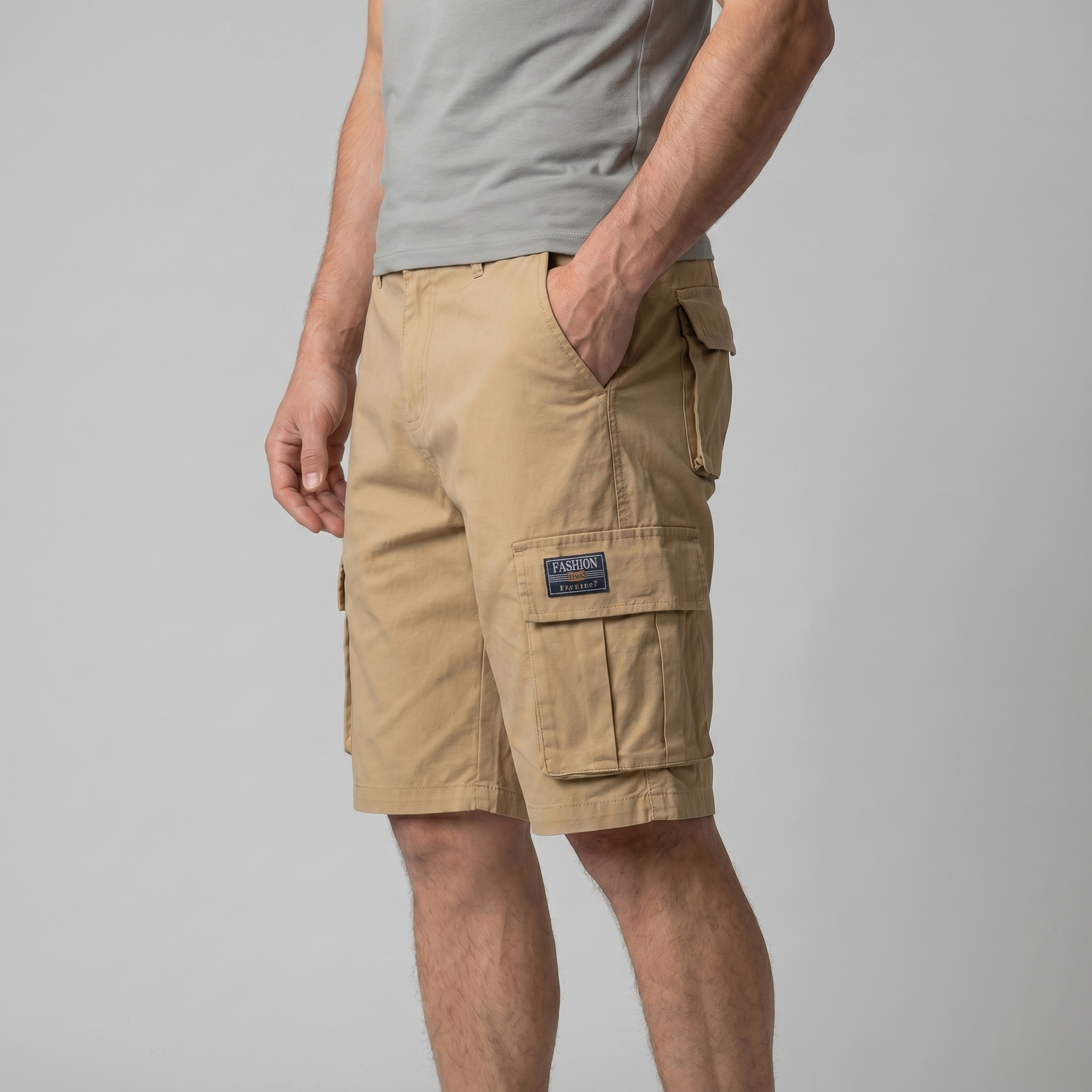 Herren Cargo Shorts Mit Mehreren Taschen