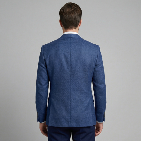 Herren Lässiger Leinen Blazer Jacke
