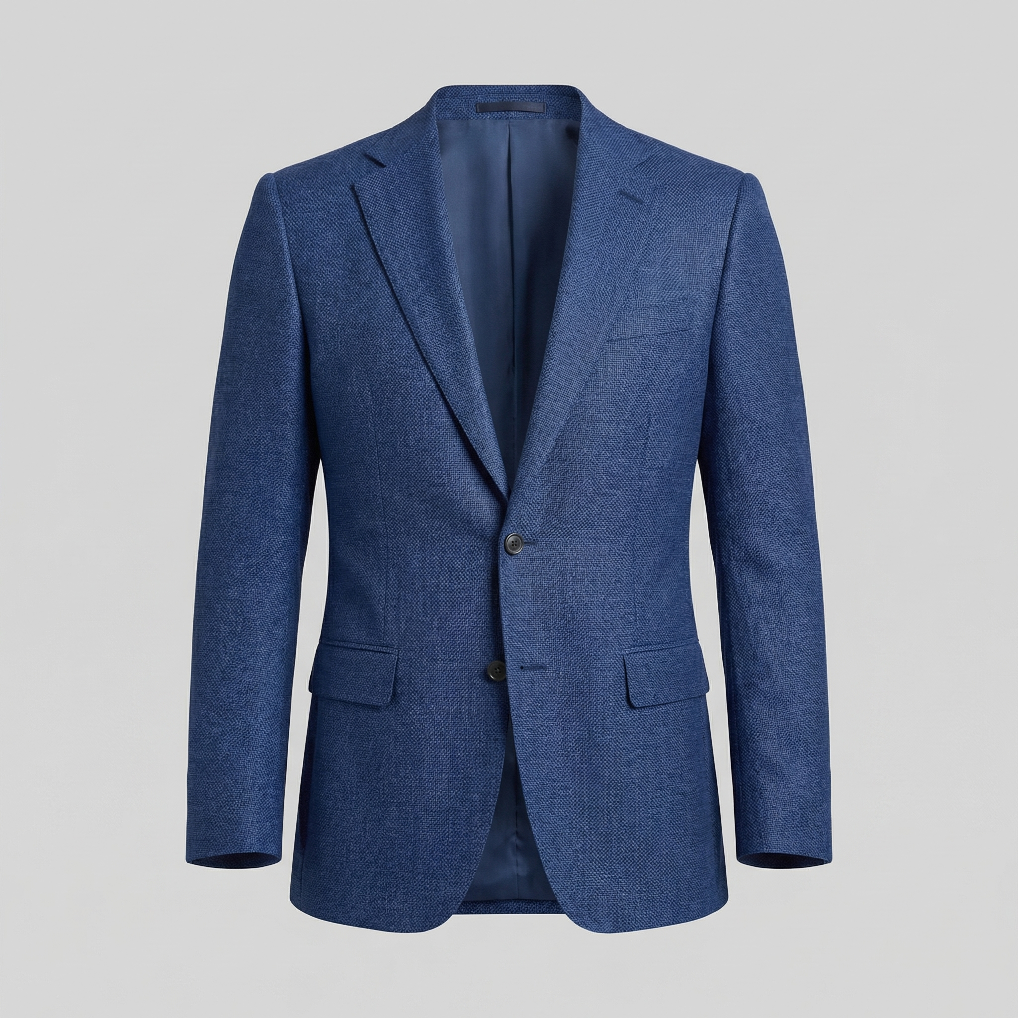 Herren Lässiger Leinen Blazer Jacke