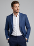 Herren Lässiger Leinen Blazer Jacke