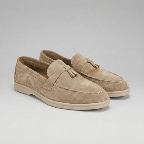 Herren Casual Loafer Mit Rundem Zeh