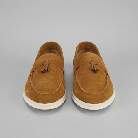 Herren Casual Loafer Mit Rundem Zeh