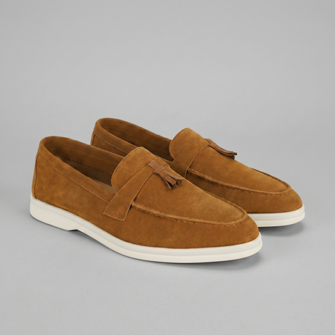 Herren Casual Loafer Mit Rundem Zeh