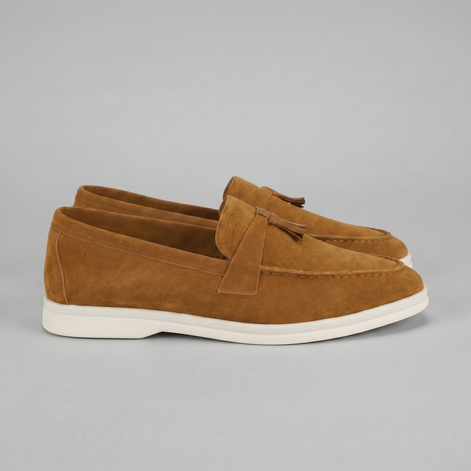 Herren Casual Loafer Mit Rundem Zeh