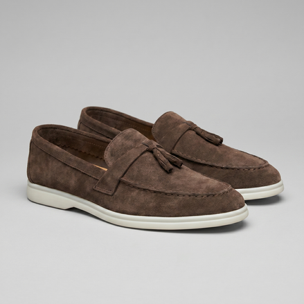 Herren Casual Loafer Mit Rundem Zeh