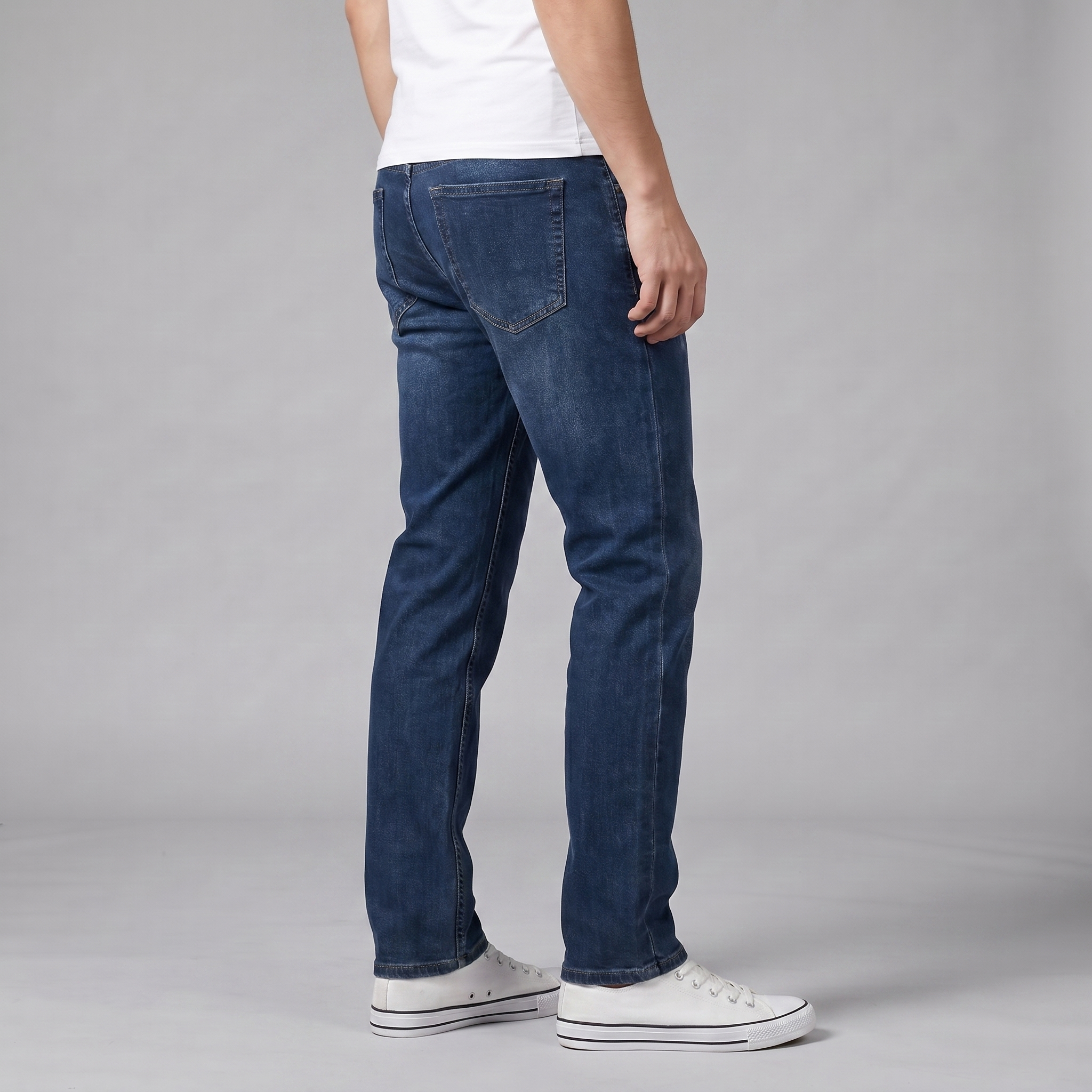 Herren Lässige Jeans Mit Gerader Schnitt