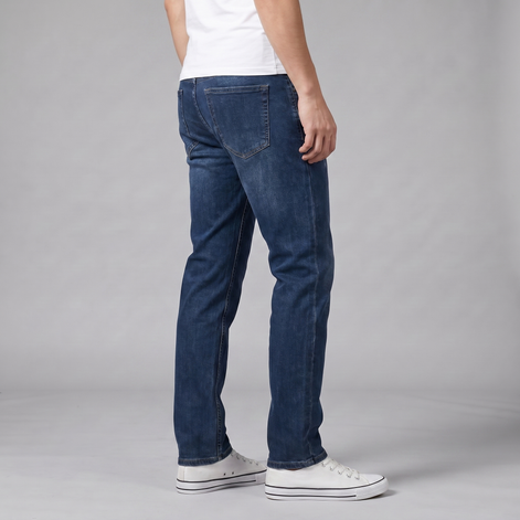 Herren Lässige Jeans Mit Gerader Schnitt