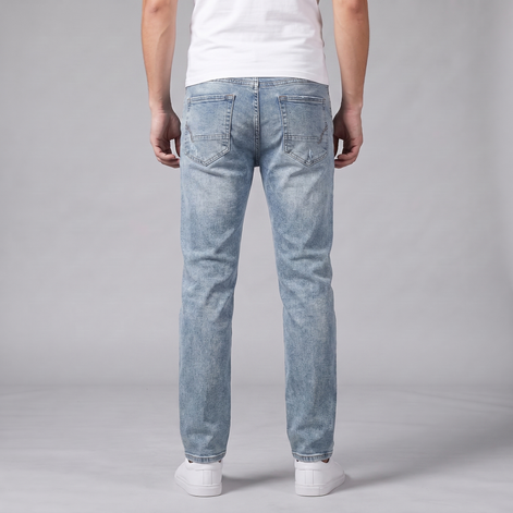 Herren Lässige Jeans Mit Gerader Schnitt