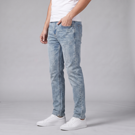 Herren Lässige Jeans Mit Gerader Schnitt