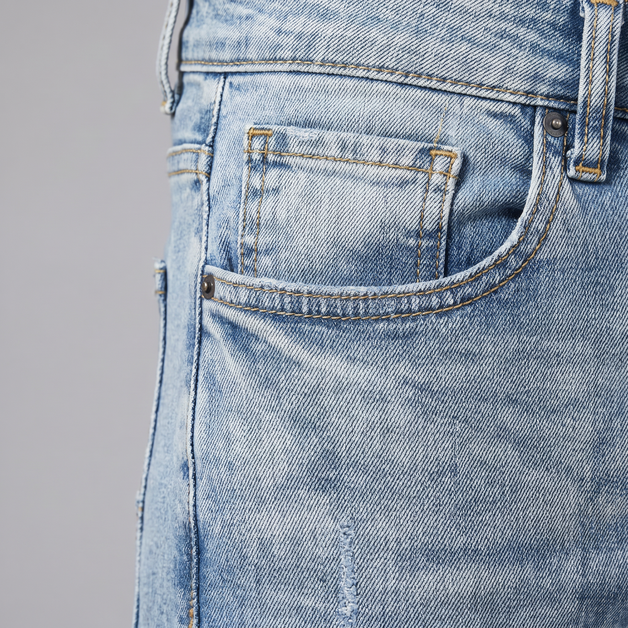 Herren Lässige Jeans Mit Gerader Schnitt