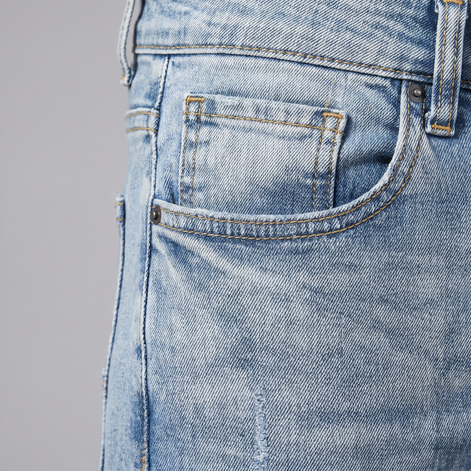 Herren Lässige Jeans Mit Gerader Schnitt