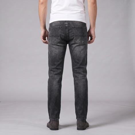 Herren Lässige Jeans Mit Gerader Schnitt