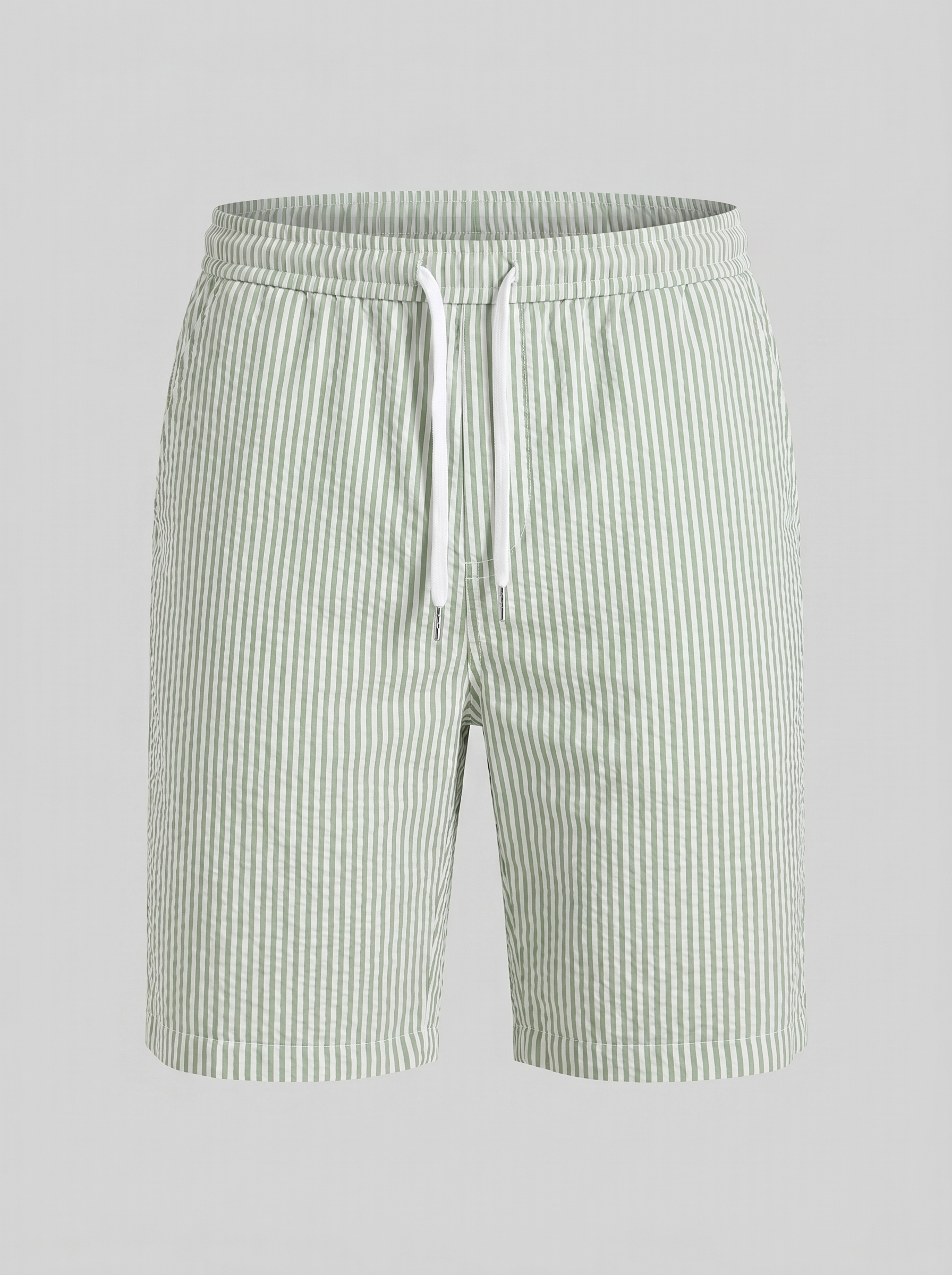 Herren Freizeitgestreifte Sommer-Shorts