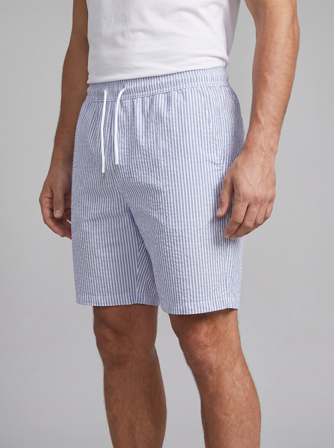 Herren Freizeitgestreifte Sommer-Shorts
