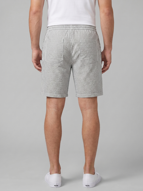 Herren Freizeitgestreifte Sommer-Shorts