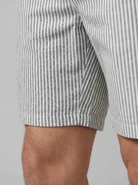 Herren Freizeitgestreifte Sommer-Shorts