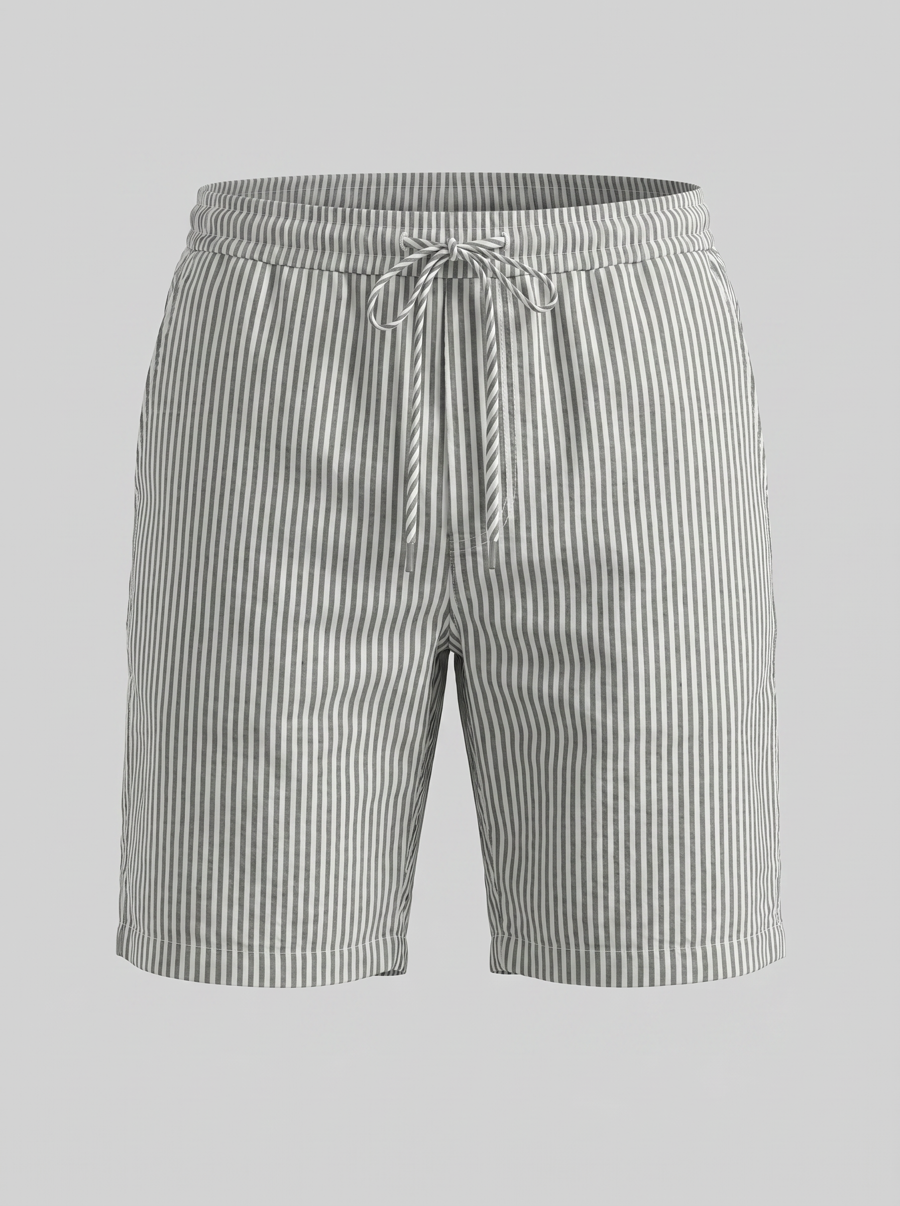 Herren Freizeitgestreifte Sommer-Shorts
