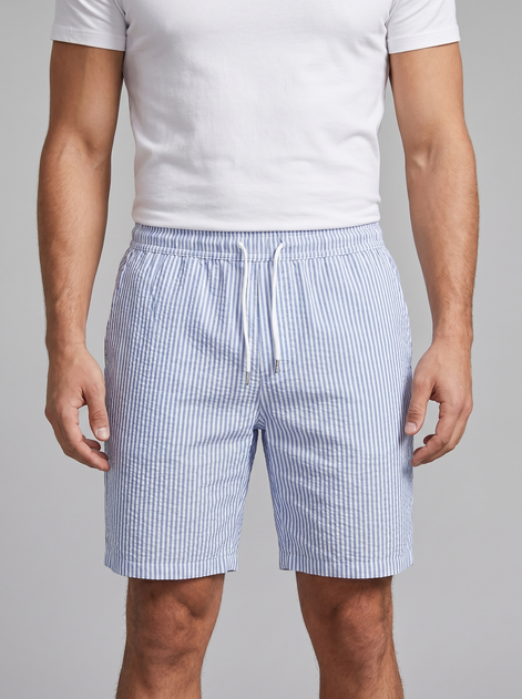 Herren Freizeitgestreifte Sommer-Shorts