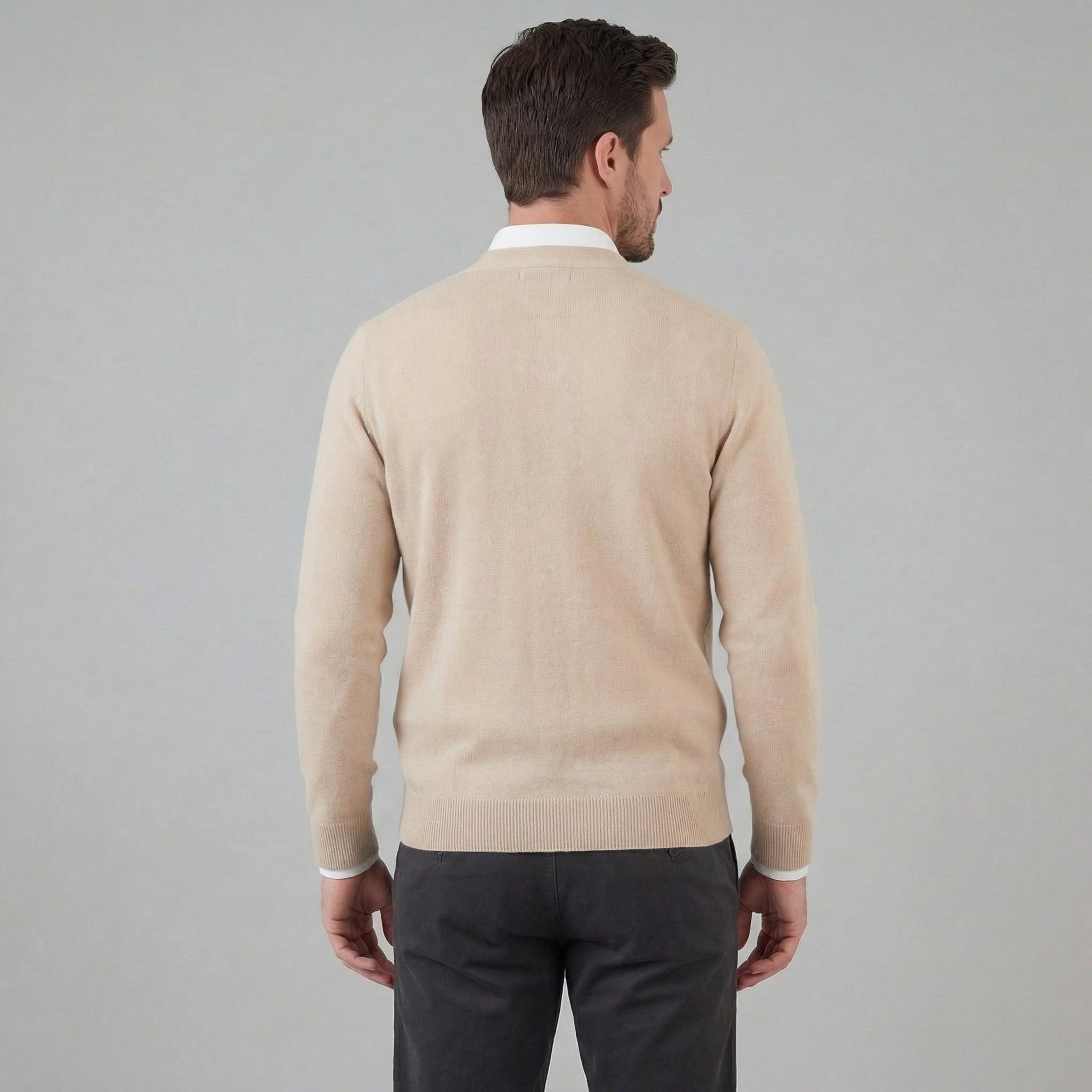 Herren Freizeit V Ausschnitt Cardigan