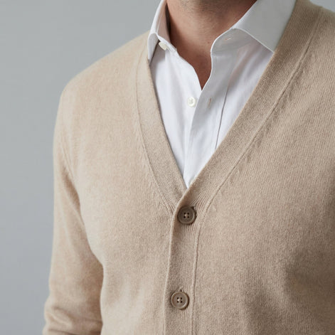 Herren Freizeit V Ausschnitt Cardigan
