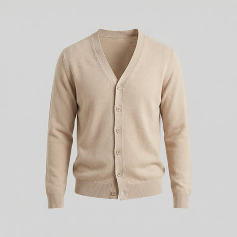 Herren Freizeit V Ausschnitt Cardigan