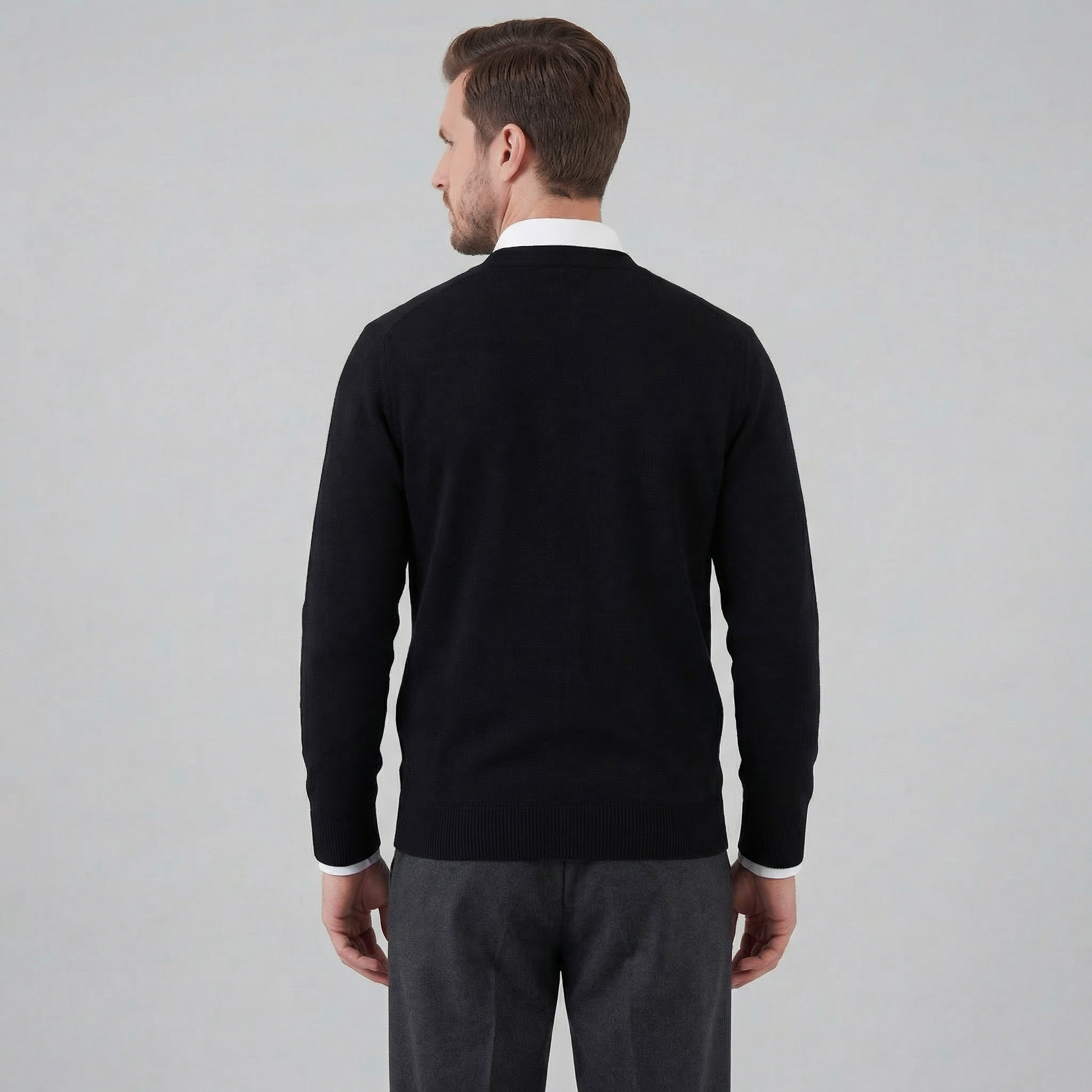Herren Freizeit V Ausschnitt Cardigan