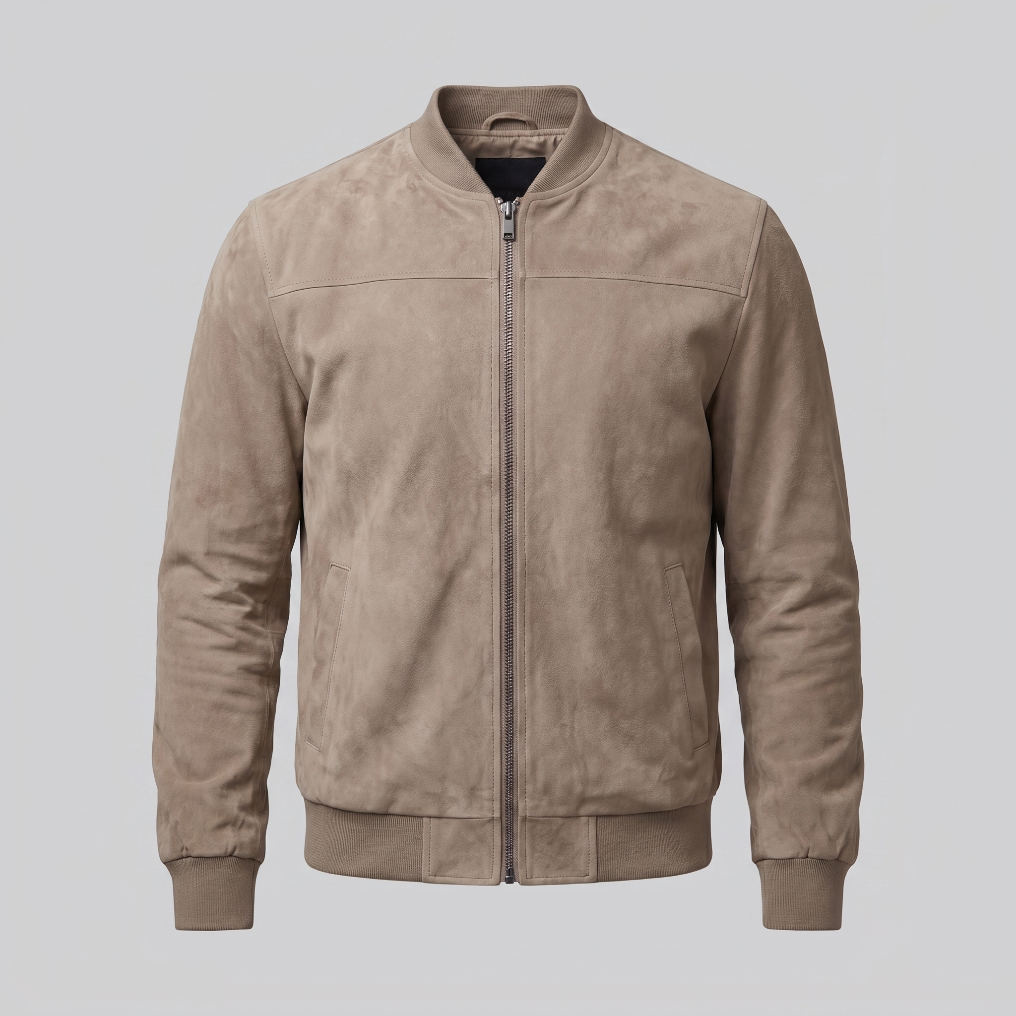 Herren Lässige Samt Bomberjacke