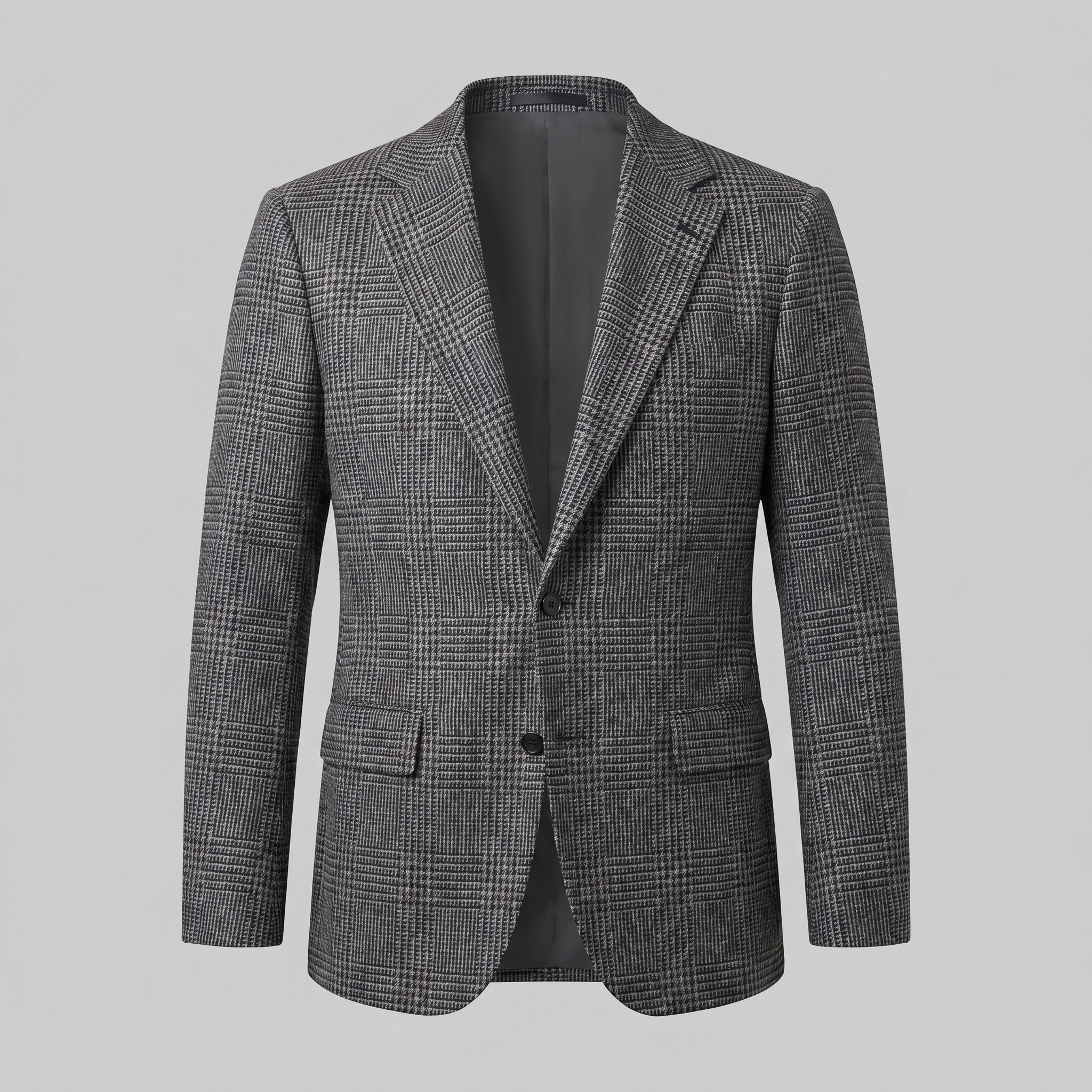 Herren Kariertes Casual Blazer Jacke - Stilvolle Sportjacke Für Beruf Und Freizeit