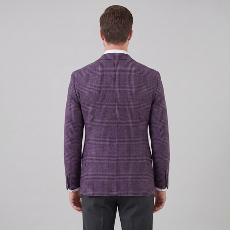 Herren Kariertes Casual Blazer Jacke - Stilvolle Sportjacke Für Beruf Und Freizeit